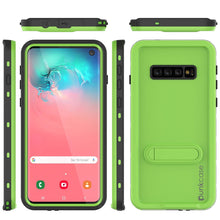 Charger l&#39;image dans la galerie, Galaxy S10 Waterproof Case, Punkcase [KickStud Series] Armor Cover [Light Green] 
