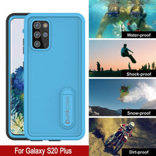Charger l&#39;image dans la galerie, Galaxy S20+ Plus Waterproof Case, Punkcase [KickStud Series] Armor Cover [Light Blue] (Color in image: Light Green)

