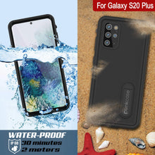 Charger l&#39;image dans la galerie, Galaxy S20+ Plus Waterproof Case, Punkcase [KickStud Series] Armor Cover [Black] (Color in image: Light Blue)
