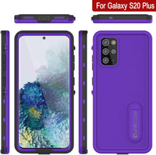 Charger l&#39;image dans la galerie, Galaxy S20+ Plus Waterproof Case, Punkcase [KickStud Series] Armor Cover [Purple] (Color in image: Black)
