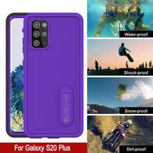 Charger l&#39;image dans la galerie, Galaxy S20+ Plus Waterproof Case, Punkcase [KickStud Series] Armor Cover [Purple] (Color in image: White)
