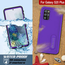 Charger l&#39;image dans la galerie, Galaxy S20+ Plus Waterproof Case, Punkcase [KickStud Series] Armor Cover [Purple] (Color in image: Light Blue)
