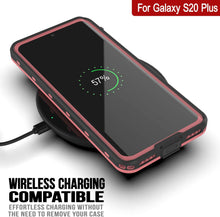 Charger l&#39;image dans la galerie, Galaxy S20+ Plus Waterproof Case, Punkcase [KickStud Series] Armor Cover [Pink] (Color in image: Red)

