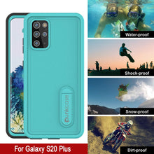 Charger l&#39;image dans la galerie, Galaxy S20+ Plus Waterproof Case, Punkcase [KickStud Series] Armor Cover [Teal] (Color in image: Red)
