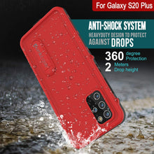 Charger l&#39;image dans la galerie, Galaxy S20+ Plus Waterproof Case, Punkcase [KickStud Series] Armor Cover [Red] (Color in image: Pink)
