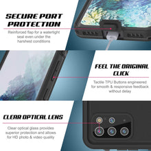 Charger l&#39;image dans la galerie, Galaxy S20+ Plus Waterproof Case, Punkcase [KickStud Series] Armor Cover [Red] (Color in image: Light Blue)
