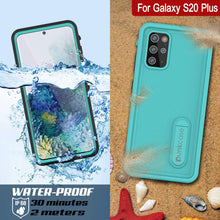 Charger l&#39;image dans la galerie, Galaxy S20+ Plus Waterproof Case, Punkcase [KickStud Series] Armor Cover [Teal] (Color in image: Pink)
