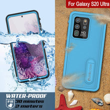 Charger l&#39;image dans la galerie, Galaxy S20 Ultra Waterproof Case, Punkcase [KickStud Series] Armor Cover [Light Blue] (Color in image: Pink)
