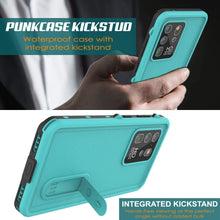 Charger l&#39;image dans la galerie, Galaxy S20 Ultra Waterproof Case, Punkcase [KickStud Series] Armor Cover [Teal] (Color in image: Black)
