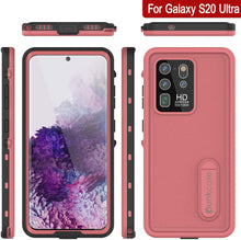 Charger l&#39;image dans la galerie, Galaxy S20 Ultra Waterproof Case, Punkcase [KickStud Series] Armor Cover [Pink] (Color in image: Purple)
