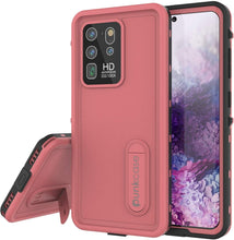 Charger l&#39;image dans la galerie, Galaxy S20 Ultra Waterproof Case, Punkcase [KickStud Series] Armor Cover [Pink] (Color in image: Pink)
