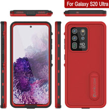 Charger l&#39;image dans la galerie, Galaxy S20 Ultra Waterproof Case, Punkcase [KickStud Series] Armor Cover [Red] (Color in image: Purple)
