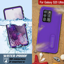 Charger l&#39;image dans la galerie, Galaxy S20 Ultra Waterproof Case, Punkcase [KickStud Series] Armor Cover [Purple] (Color in image: Light Blue)

