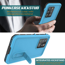 Charger l&#39;image dans la galerie, Galaxy S20 Ultra Waterproof Case, Punkcase [KickStud Series] Armor Cover [Light Blue] (Color in image: Black)
