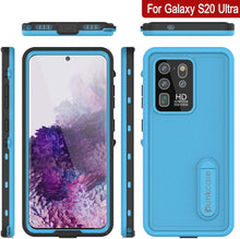 Charger l&#39;image dans la galerie, Galaxy S20 Ultra Waterproof Case, Punkcase [KickStud Series] Armor Cover [Light Blue] (Color in image: Purple)

