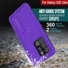Charger l&#39;image dans la galerie, Galaxy S20 Ultra Waterproof Case, Punkcase [KickStud Series] Armor Cover [Purple] (Color in image: Teal)
