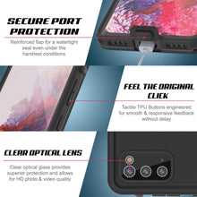 Charger l&#39;image dans la galerie, Galaxy S20 Waterproof Case, Punkcase [KickStud Series] Armor Cover [Pink] (Color in image: Teal)
