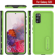 Charger l&#39;image dans la galerie, Galaxy S20 Waterproof Case, Punkcase [KickStud Series] Armor Cover [Light Green] (Color in image: Purple)

