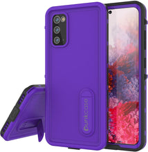 Charger l&#39;image dans la galerie, Galaxy S20 Waterproof Case, Punkcase [KickStud Series] Armor Cover [Purple] (Color in image: Purple)

