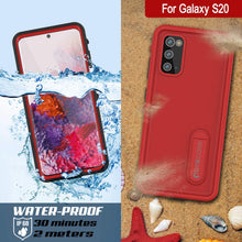 Charger l&#39;image dans la galerie, Galaxy S20 Waterproof Case, Punkcase [KickStud Series] Armor Cover [Red] (Color in image: Teal)
