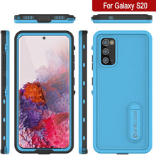 Charger l&#39;image dans la galerie, Galaxy S20 Waterproof Case, Punkcase [KickStud Series] Armor Cover [Light Blue] (Color in image: Purple)
