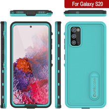 Charger l&#39;image dans la galerie, Galaxy S20 Waterproof Case, Punkcase [KickStud Series] Armor Cover [Teal] (Color in image: Purple)
