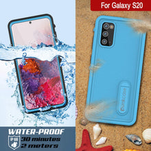 Charger l&#39;image dans la galerie, Galaxy S20 Waterproof Case, Punkcase [KickStud Series] Armor Cover [Light Blue] (Color in image: Pink)
