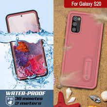 Charger l&#39;image dans la galerie, Galaxy S20 Waterproof Case, Punkcase [KickStud Series] Armor Cover [Pink] (Color in image: White)

