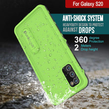 Charger l&#39;image dans la galerie, Galaxy S20 Waterproof Case, Punkcase [KickStud Series] Armor Cover [Light Green] (Color in image: Pink)
