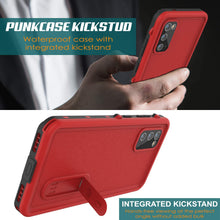 Charger l&#39;image dans la galerie, Galaxy S20 Waterproof Case, Punkcase [KickStud Series] Armor Cover [Red] (Color in image: White)
