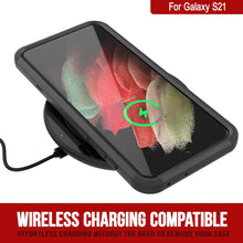 Load image into Gallery viewer, Punkcase for Galaxy S21 5G Belt Clip Multilayer Holster Case [Patron Series] [Black] 
