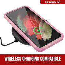 Charger l&#39;image dans la galerie, Punkcase for Galaxy S21 5G Belt Clip Multilayer Holster Case [Patron Series] [Pink] 

