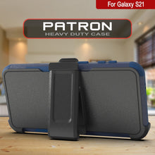 Charger l&#39;image dans la galerie, Punkcase for Galaxy S21 5G Belt Clip Multilayer Holster Case [Patron Series] [Navy] (Color in image: Black)
