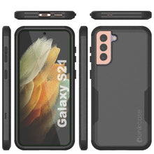Load image into Gallery viewer, Punkcase for Galaxy S21 5G Belt Clip Multilayer Holster Case [Patron Series] [Black] (Color in image: Mint-Pink)

