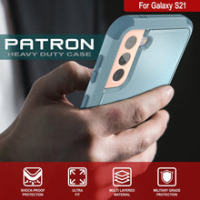 Charger l&#39;image dans la galerie, Punkcase for Galaxy S21 5G Belt Clip Multilayer Holster Case [Patron Series] [Mint] (Color in image: Red-Black)
