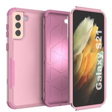 Charger l&#39;image dans la galerie, Punkcase for Galaxy S21 5G Belt Clip Multilayer Holster Case [Patron Series] [Pink] 
