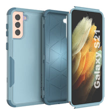 Charger l&#39;image dans la galerie, Punkcase for Galaxy S21 5G Belt Clip Multilayer Holster Case [Patron Series] [Mint] 
