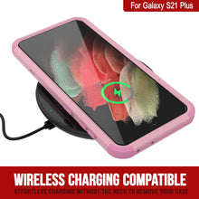 Charger l&#39;image dans la galerie, Punkcase for Galaxy S21+ Plus 5G Belt Clip Multilayer Holster Case [Patron Series] [Pink] 
