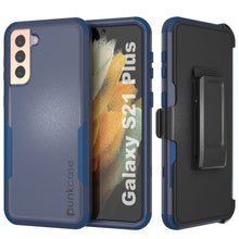 Load image into Gallery viewer, Punkcase for Galaxy S21+ Plus 5G Belt Clip Multilayer Holster Case [Patron Series] [Navy] (Color in image: Navy)
