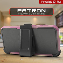 Charger l&#39;image dans la galerie, Punkcase for Galaxy S21+ Plus 5G Belt Clip Multilayer Holster Case [Patron Series] [Pink] (Color in image: Mint)
