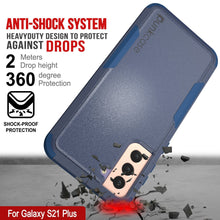 Load image into Gallery viewer, Punkcase for Galaxy S21+ Plus 5G Belt Clip Multilayer Holster Case [Patron Series] [Navy] (Color in image: Pink)
