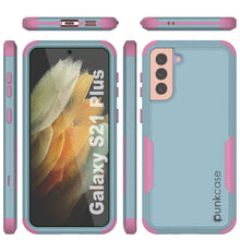 Charger l&#39;image dans la galerie, Punkcase for Galaxy S21+ Plus 5G Belt Clip Multilayer Holster Case [Patron Series] [Mint-Pink] (Color in image: Navy)
