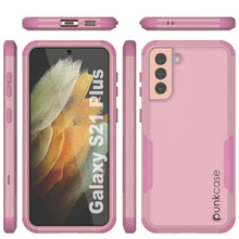Charger l&#39;image dans la galerie, Punkcase for Galaxy S21+ Plus 5G Belt Clip Multilayer Holster Case [Patron Series] [Pink] (Color in image: Black)

