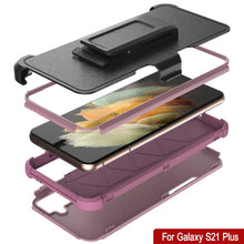 Charger l&#39;image dans la galerie, Punkcase for Galaxy S21+ Plus 5G Belt Clip Multilayer Holster Case [Patron Series] [Pink] 
