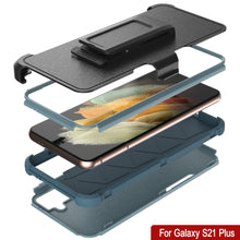 Charger l&#39;image dans la galerie, Punkcase for Galaxy S21+ Plus 5G Belt Clip Multilayer Holster Case [Patron Series] [Mint] 
