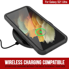 Charger l&#39;image dans la galerie, Punkcase for Galaxy S21 Ultra 5G Belt Clip Multilayer Holster Case [Patron Series] [Black] 
