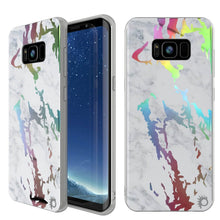 Load image into Gallery viewer, Punkcase Galaxy S8+ PLUS Marble Case, Protective Full Body Cover W/PunkShield Screen Protector (Blanco Marmo) (Color in image: Blanco Marmo)
