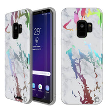 Load image into Gallery viewer, Punkcase Galaxy S9 Marble Case, Protective Full Body Cover W/PunkShield Screen Protector (Blanco Marmo) (Color in image: Blanco Marmo)
