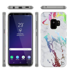 Load image into Gallery viewer, Punkcase Galaxy S9 Marble Case, Protective Full Body Cover W/PunkShield Screen Protector (Blanco Marmo) 
