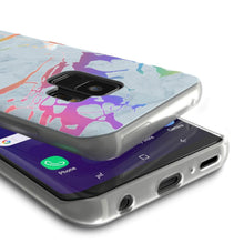 Charger l'image dans la galerie, Punkcase Galaxy S9 Marble Case, Protective Full Body Cover W/PunkShield Screen Protector (Blue Marmo) (Color in image: Teal Onyx)
